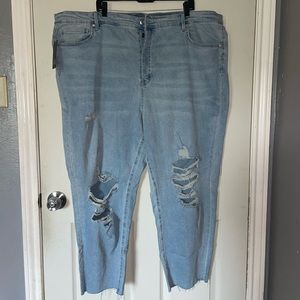 Wild Fable Distressed Straight Leg Jeans Plus 26W